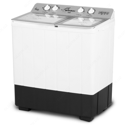 Полуавтоматическая стиральная машина Shivaki TG 80 P, 8кг Серебристый
