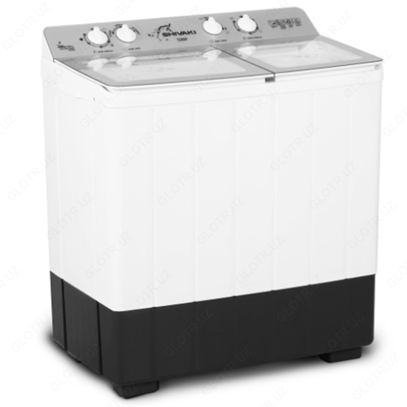 Полуавтоматическая стиральная машина Shivaki TG 80 P, 8кг Серебристый