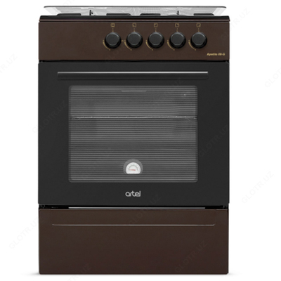 Газовая кухонная плита Artel Apetito 00-G ГП c ГК Коричневый