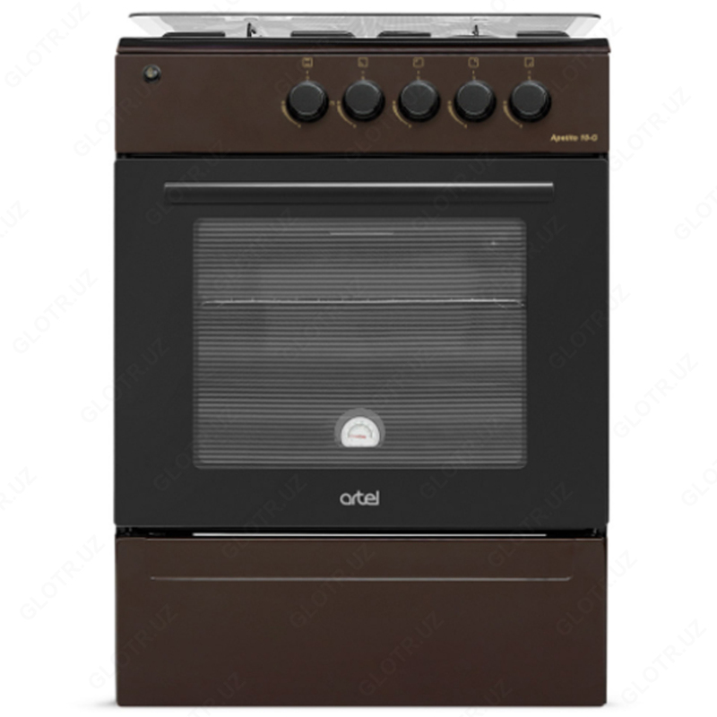 Газовая кухонная плита Artel Apetito 10-G ГП с ГК Коричневый