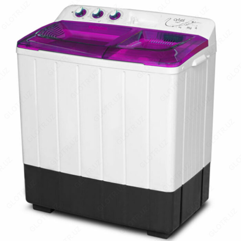 Полуавтоматическая стиральная машина Artel TT80 8кг Фиолетовый С насосом