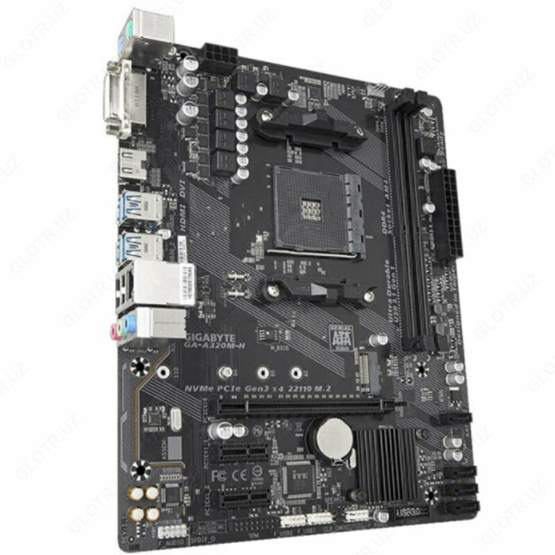Материнская плата MB Gigabyte AMD AM4 A320M-H DDR4