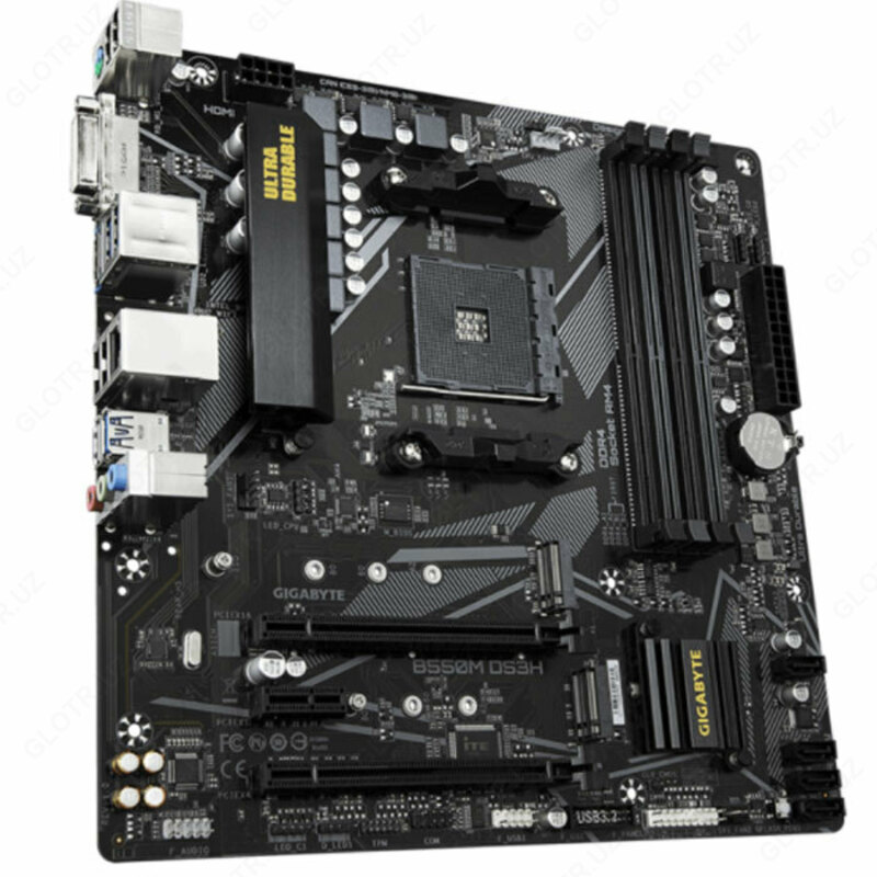 Материнская плата MB Gigabyte AMD AM4 B550M-DS3H DDR4