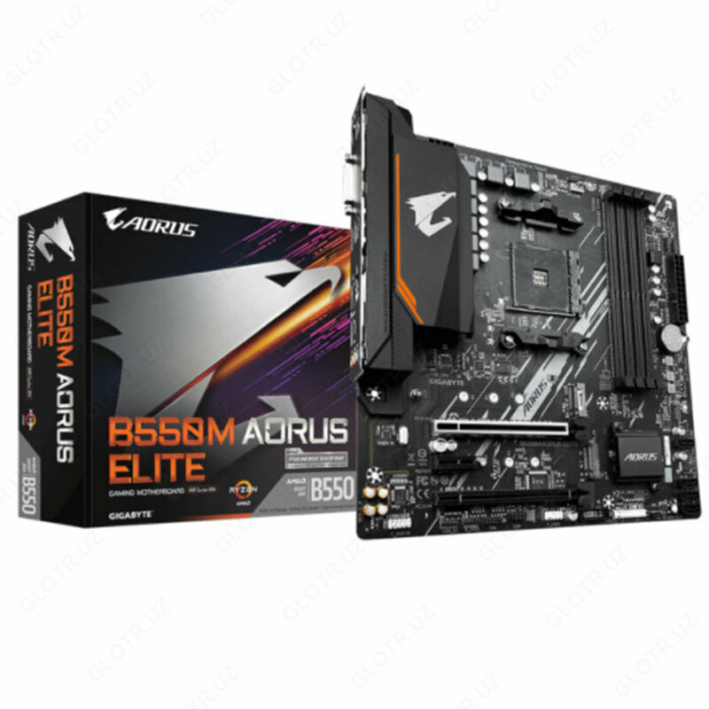 Материнская плата MB Gigabyte AMD AM4 B550M AORUS ELITE DDR4