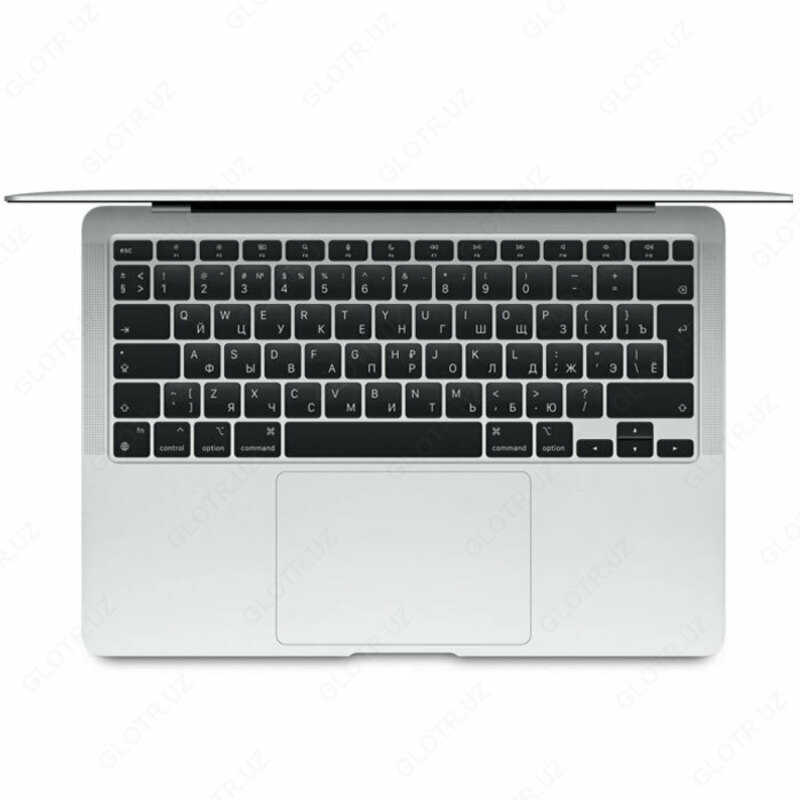 Noutbuk Apple MacBook Air Model A2337 (Apple M1 8 yadroli protsessor / Apple M1 8GB xotira / SSD 256GB / 13.3 Retina IPS (2560x1600) / 7 yadroli GPU o'rnatilgan / DVD / RUS / Mac OS yo'q)