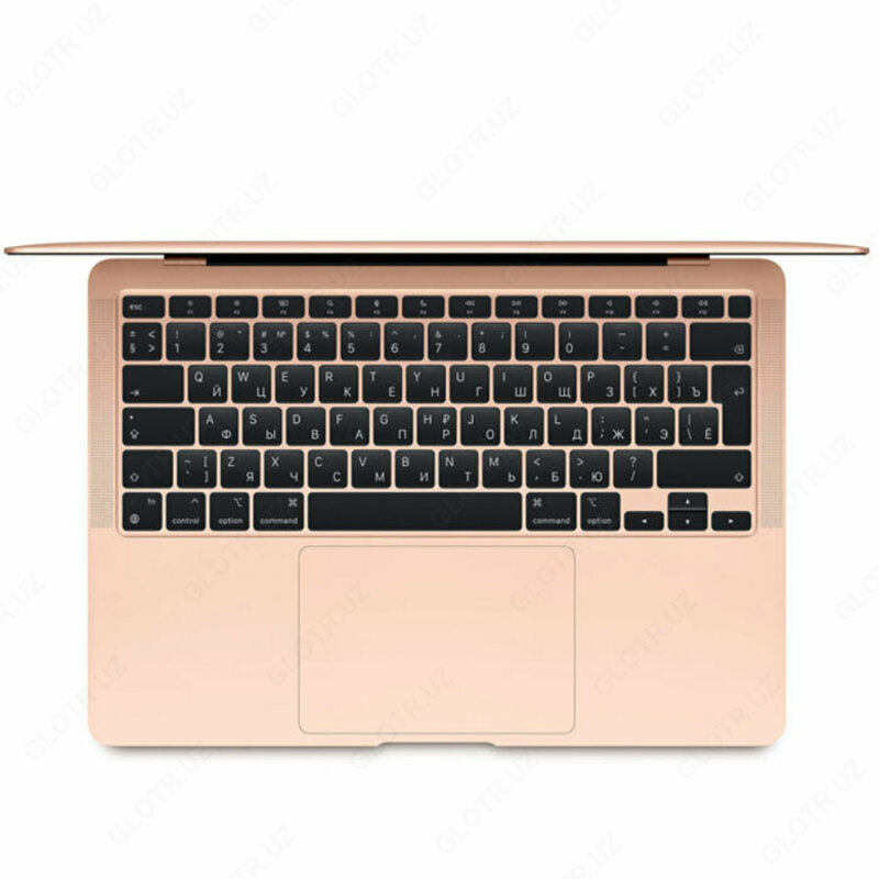 Ноутбук Apple MacBook Air Model A2337 (Apple M1 8-core CPU/ Apple M1 8ГБ Memory/ SSD 512GB/ 13.3 Retina IPS (2560х1600)/ 8-core GPU integreted/ No DVD/ RUS/ Mac OS) Gold