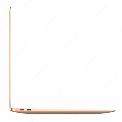 Noutbuk Apple MacBook Air Model A2337 (Apple M1 8 yadroli protsessor / Apple M1 8GB xotira / SSD 512GB / 13.3 Retina IPS (2560x1600) / 8 yadroli GPU o'rnatilgan / DVD / RUS / Mac OS yo'q) Oltin