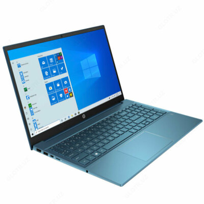 Noutbuk HP Pavilion 15-eg0008ur (855) (Intel Core i5-1135G7 Quad/ DDR4 8GB/ SSD 512GB/ 15,6 IPS FHD/ Intel Iris Xe Graphics/ DVD/ DOS/ RU yo'q) Moviy