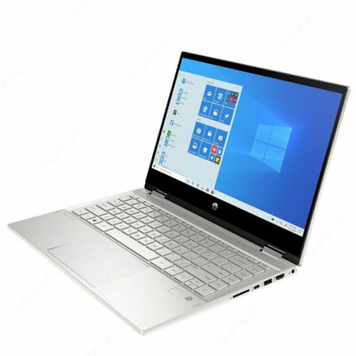 Noutbuk HP Pavilion x360 14-dw1003ur (800) (Intel Core i5-1135G7 Quad/ DDR4 8GB/ SSD 512GB/ 14 IPS FHD/ Intel Iris Xe Graphics/ No DVD/ W10H64/ RU) Tabiiy kumush
