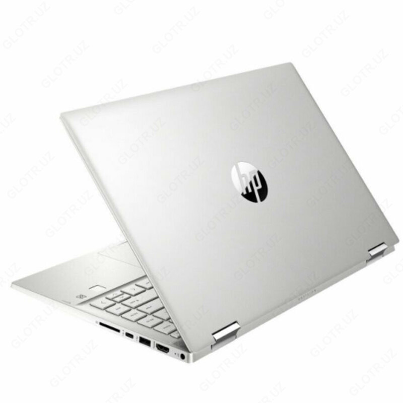 Noutbuk HP Pavilion x360 14-dw1003ur (800) (Intel Core i5-1135G7 Quad/ DDR4 8GB/ SSD 512GB/ 14 IPS FHD/ Intel Iris Xe Graphics/ No DVD/ W10H64/ RU) Tabiiy kumush