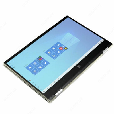 Noutbuk HP Pavilion x360 14-dw1009ur (942) (Intel Core i7-1165G7 Quad/ DDR4 16GB/ SSD 512GB/ 14 IPS FHD/ Intel Iris Xe Graphics/ DVD/ W10/ RU yo'q) Oltin