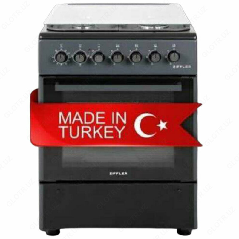 Газовая кухонная плита Ziffler Antrasit DD-002 Черный