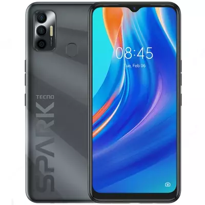 Смартфон TECNO Spark 7 4/128GB Black