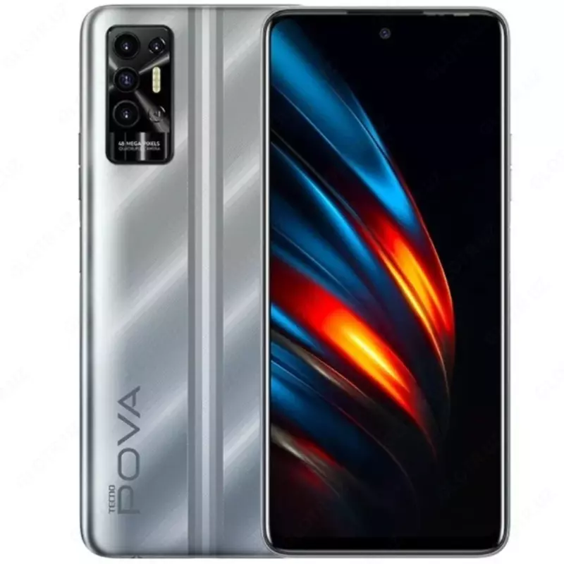 Смартфон TECNO Pova 2 4/128GB Silver