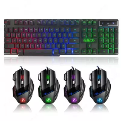 Игровая клавиатура + мышь iMice AN-300