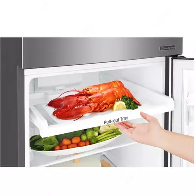 Холодильник LG GN-C372SMCB 312л Серебристый