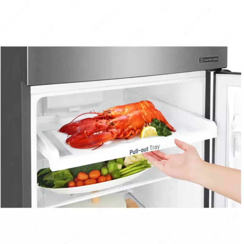 Холодильник LG GN-C372SMCB 312л Серебристый