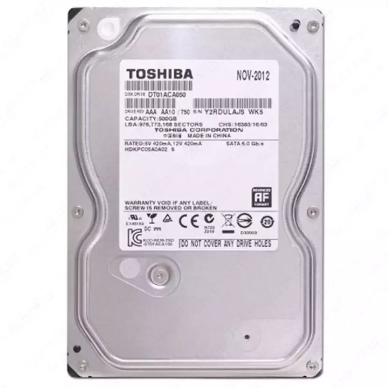 Жесткий диск Toshiba DT01ACA100 HDD 1TB 3.5" 7200 об/мин