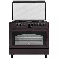 Газоэлектрическая плита Ferre NL90-2DB (FFD) Черный древесный