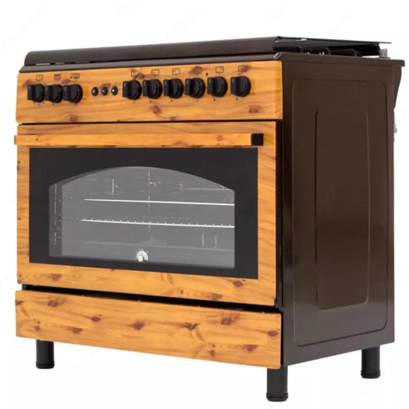 Газоэлектрическая плита Ferre NL90-2YL (FFD) Светло древесный