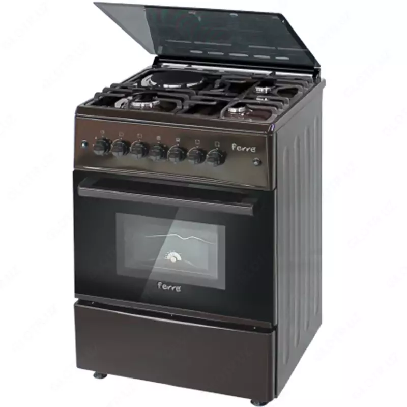 Газоэлектрическая плита Ferre BT60-20BR (FFD) Коричневый