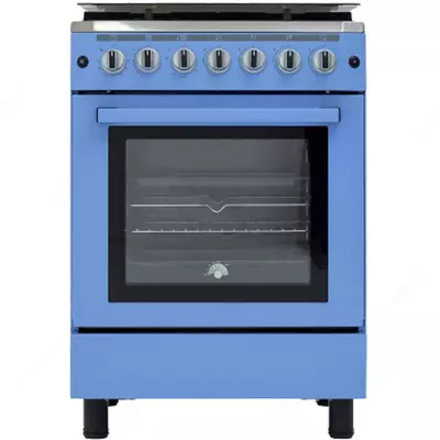 Газоэлектрический плита Ferre DM60-5PLB (FFD) Мраморно-голубой