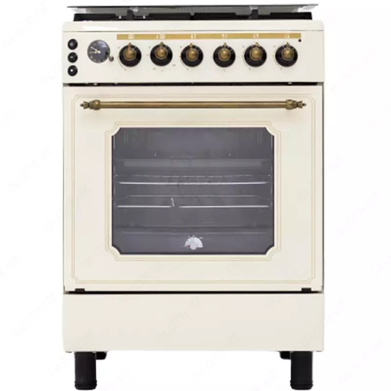 Газоэлектрический плита Ferre DM60-5RC (FFD) Кремовый