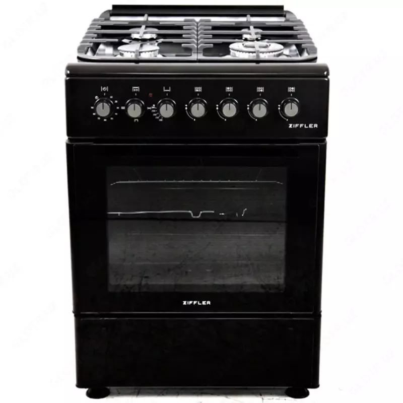 Газовая кухонная плита ZIFFLER BB-002 Чёрный