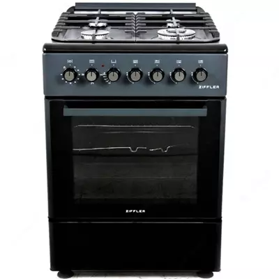 Газовая кухонная плита ZIFFLER DD-002 Чёрный