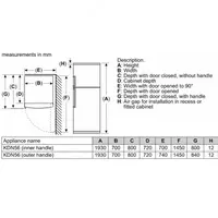 ELSO.uz - Холодильник BOSCH KDN56XW31U Белый 522 литр