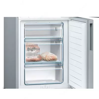 Холодильник BOSCH KGV36VLEA Стальной 312 литр