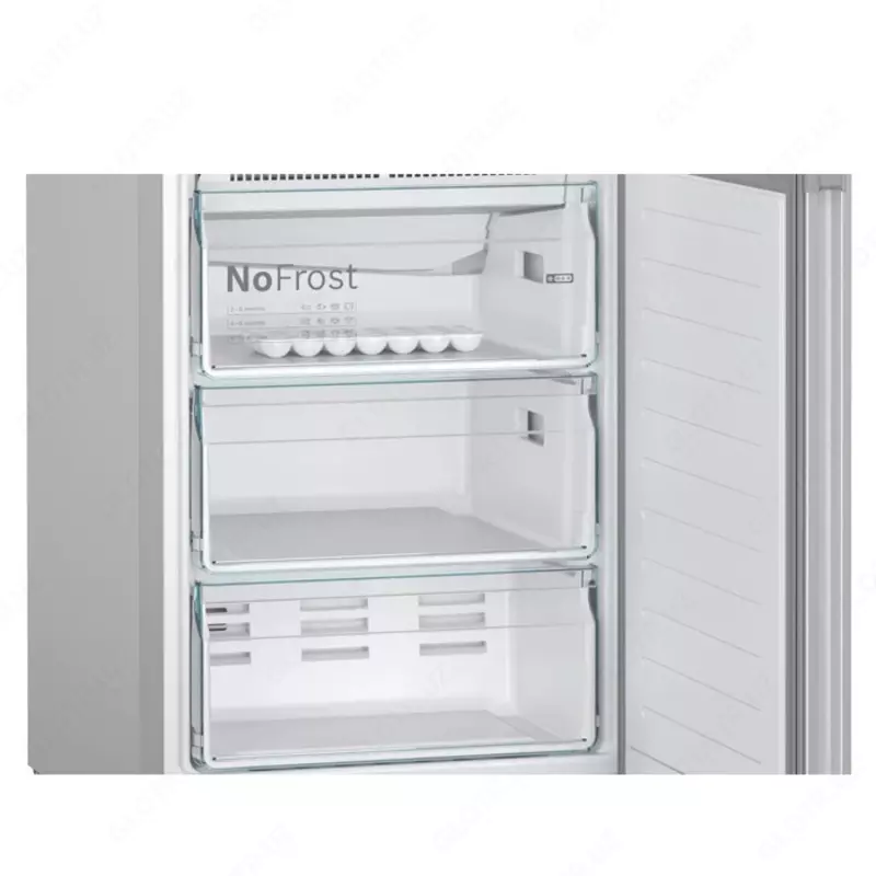 Холодильник BOSCH KGN39VL24R Серебристый 388 литр