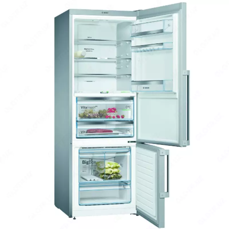 Холодильник BOSCH KGN56PI30U Стальной 554 литр