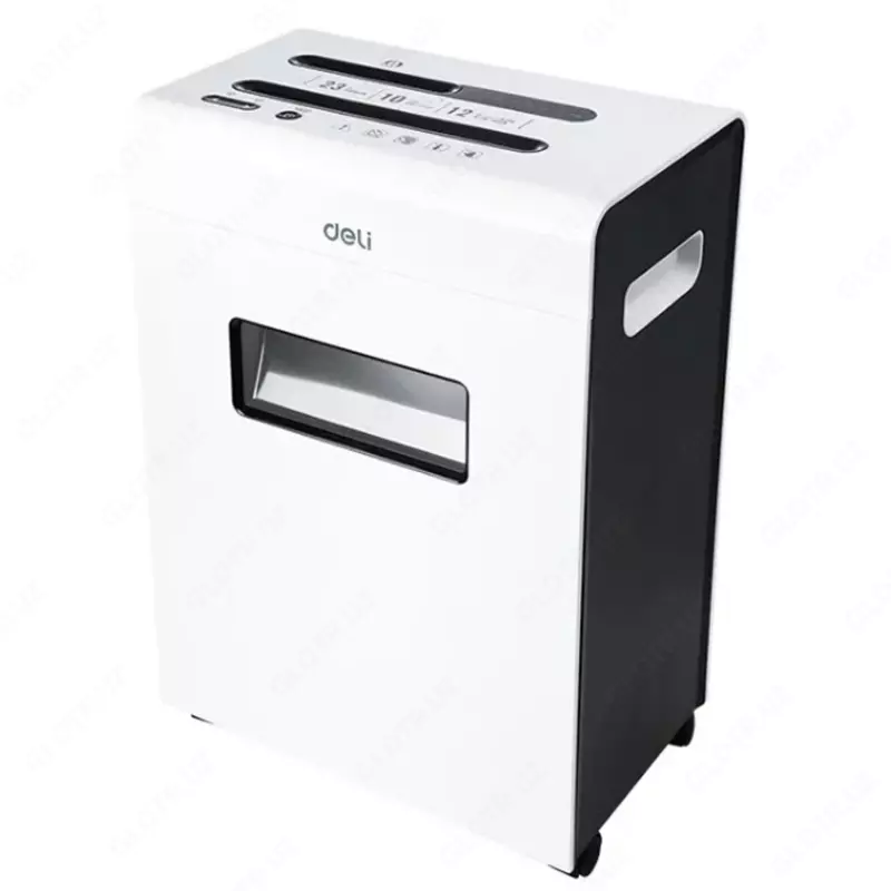 Уничтожитель бумаг deli E9903-EU черный/белый