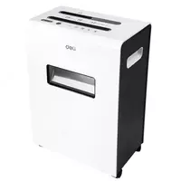 Уничтожитель бумаг deli E9903-EU черный/белый