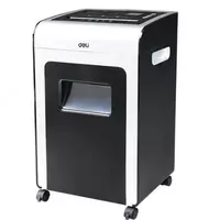 Уничтожитель бумаг deli E9917-EU черный/белый