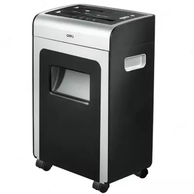 Уничтожитель бумаг Deli 9915 черный/белый