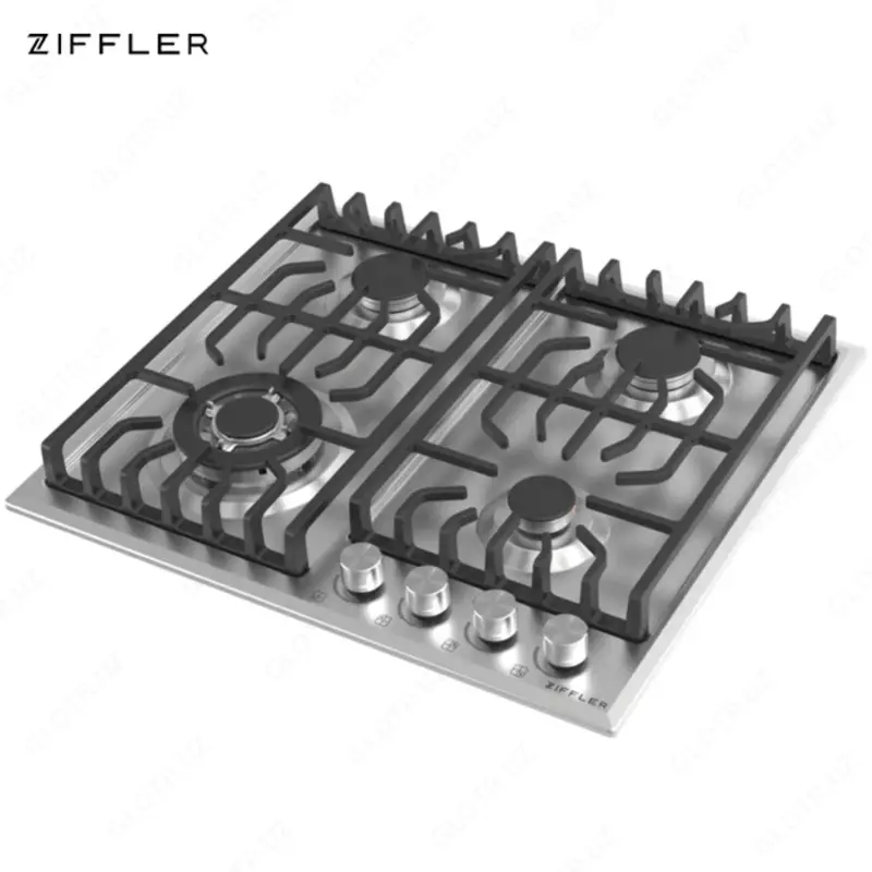 Встраиваемая варочная панель ZIFFLER 6L3GTK Стальной