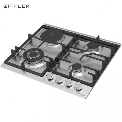 Встраиваемая варочная панель ZIFFLER 6L2GTPL Стальной