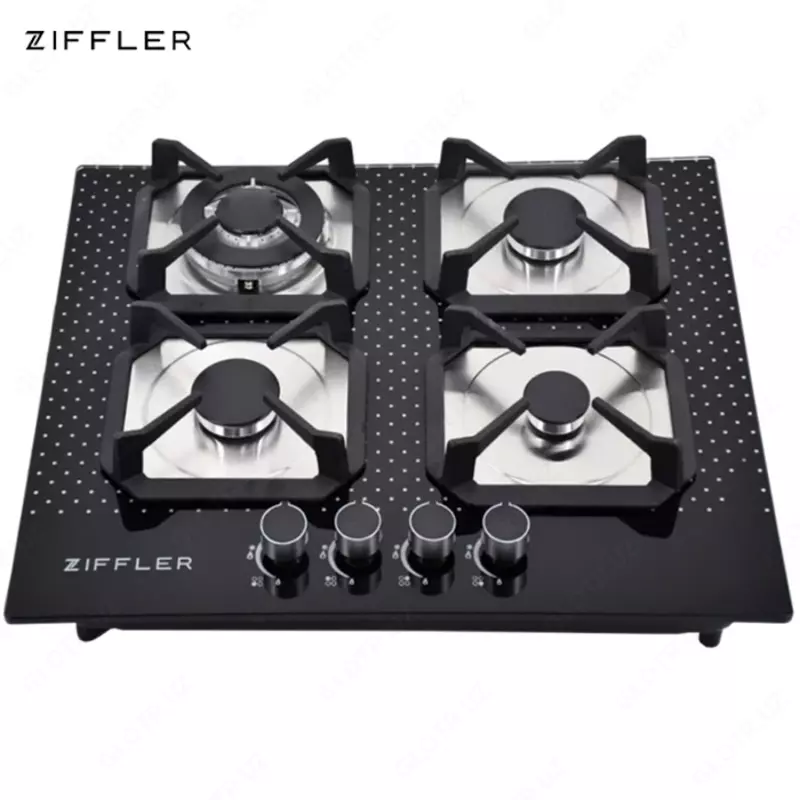 Встраиваемая варочная панель ZIFFLER GB60432GB Черный