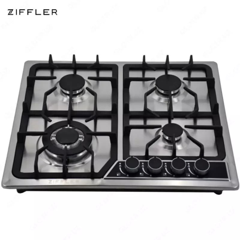 ВВстраиваемая варочная панель ZIFFLER GB60424SS Стальной