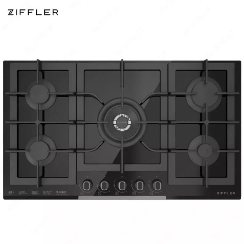 Встраиваемая варочная панель ZIFFLER ZF9027BG Черный