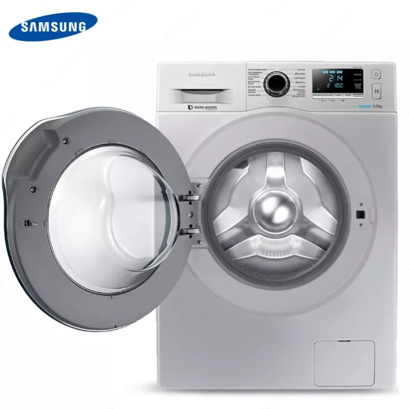 Стиральная машина автомат Samsung WW80J6210CSOLD Cерый 8кг