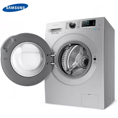 Стиральная машина автомат Samsung WW80J6210CSOLD Cерый 8кг