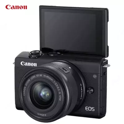 Фотоаппарат Canon EOS M200 Kit 15-45mm+55-200 4K Wi-Fi