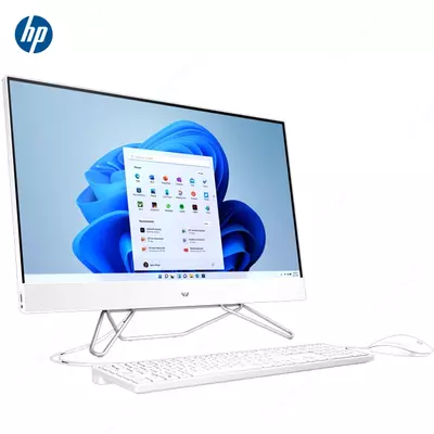 Моноблок HP 24-cb1091ci (Intel i3-1215U/ DDR4 4GB/ SSD 1000GB/ 23,8 FHD IPS/ Intel Iris Xe Graphics/ No DVD/ key + mouse/ RU) White