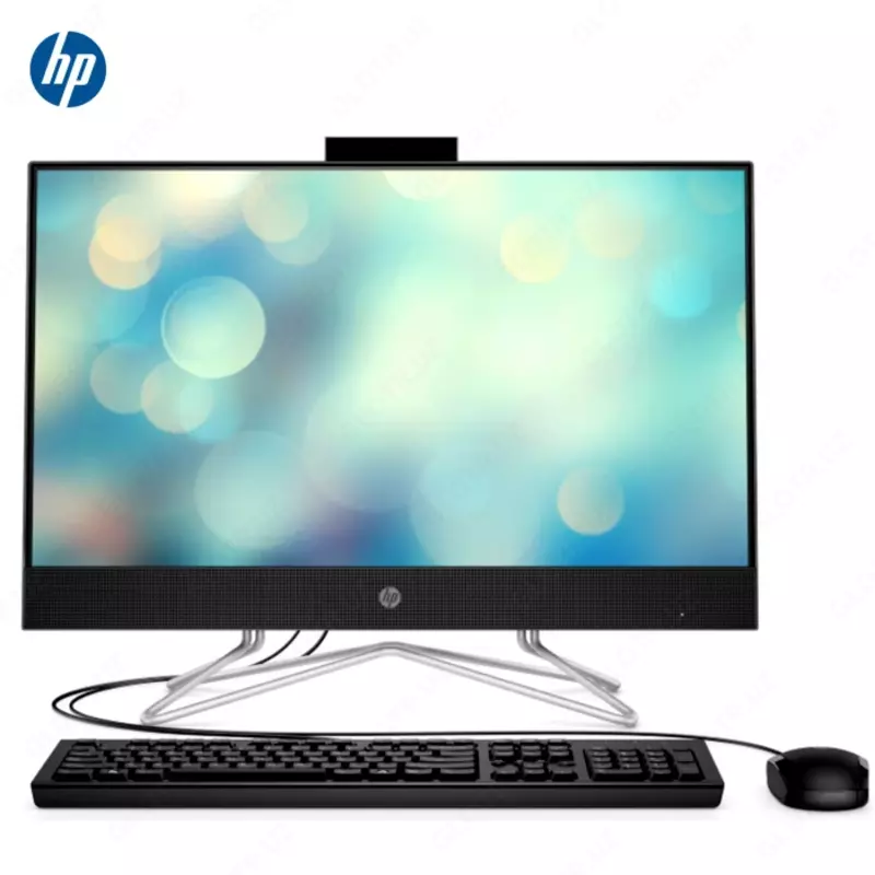 Моноблок HP 24-df1004ur (Intel i5-1135G7/ DDR4 4GB/ SSD 256GB/ 23,8 FHD IPS/ Intel Iris Xe Graphics/ No DVD/ key + mouse/ RU) Black