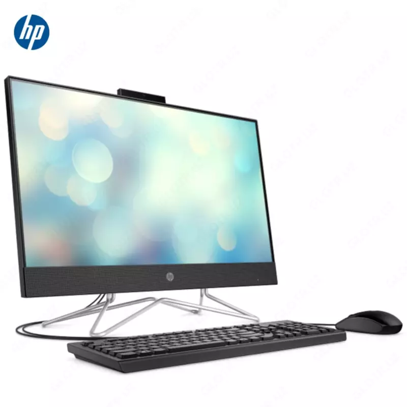 Моноблок HP 24-df1004ur (Intel i5-1135G7/ DDR4 4GB/ SSD 256GB/ 23,8 FHD IPS/ Intel Iris Xe Graphics/ No DVD/ key + mouse/ RU) Black