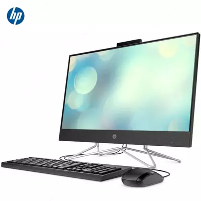 Моноблок HP 24-df1004ur (Intel i5-1135G7/ DDR4 4GB/ SSD 256GB/ 23,8 FHD IPS/ Intel Iris Xe Graphics/ No DVD/ key + mouse/ RU) Black