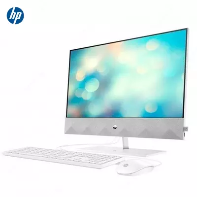 Моноблок HP Pavilion 27-d0017ur (Intel Core i5-10400T/ DDR4 8GB 3200/ HDD 1000GB/ 27" FHD IPS/ Intel UHD Graphics 750/ No DVD/ DOS/ RU) White